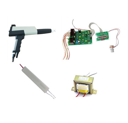ASG01 PG Grey 4 Components Complete Set 100KV Ручной пистолет для покрытия порошком
