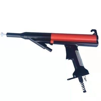 Красная металлическая пулеметная машина для покрытия порошком Nordson