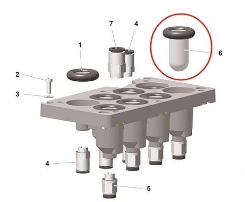 1019470 Запасные части для порошковой покраски для порошкового насоса PP07