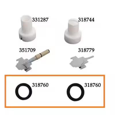 318760 PG1 Плоский и круглый реактивный нозджи контактный кольцо порошковое покрытие пистолета запасные части с настраиваемой поддержкой OEM