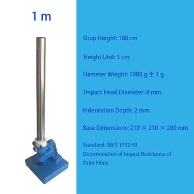 Испытатель воздействия на пленку краски/испытатель воздействия на молот - Исследователь воздействия на краску с металлическим покрытием (Gb/T 1732)