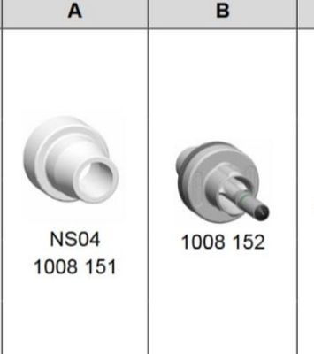 1008151 Круглый NS04 Пудровый пистолет для нанесения покрытия для GM03 GA03