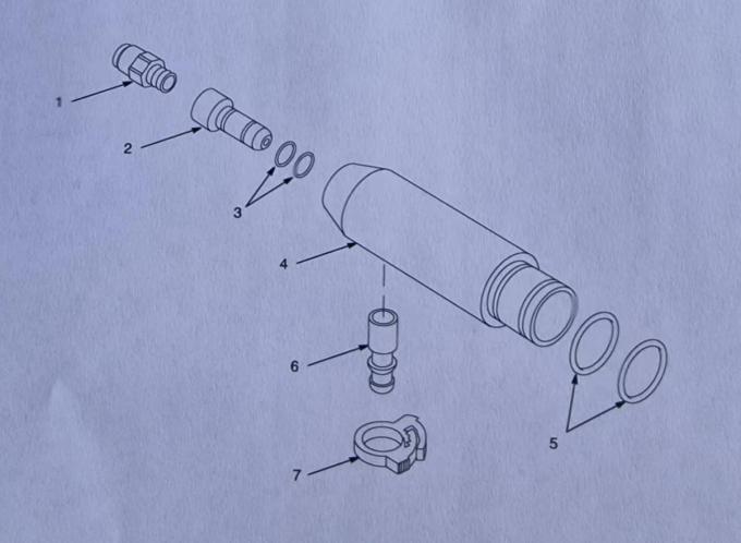 631271 Трибоматическая II машина для покрытия порошка полный диффузер Полированный порошкопокрывающий пистолет запасные части 1